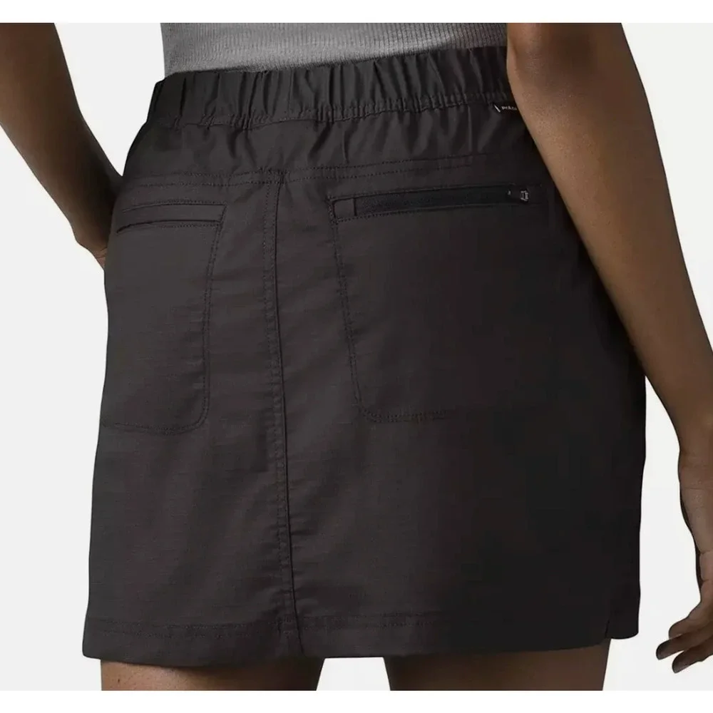 NWT prAna CHARCOAL GRAY DOUBLE PEAK SKORT SKIRT 14